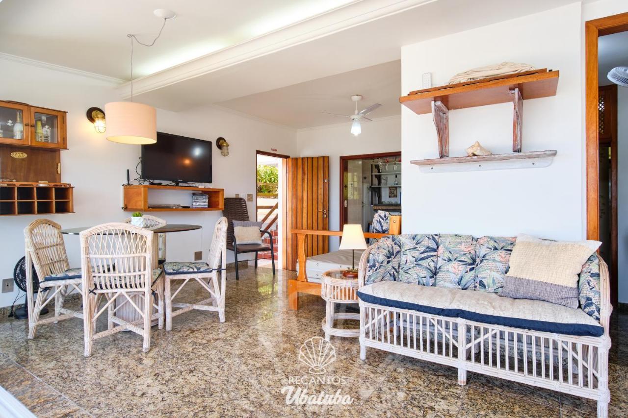 Frente Pro Mar, Linda Vista, Com Piscina E 2 Suites, No Centro De Ubatuba, Recanto 4 * Ubatuba