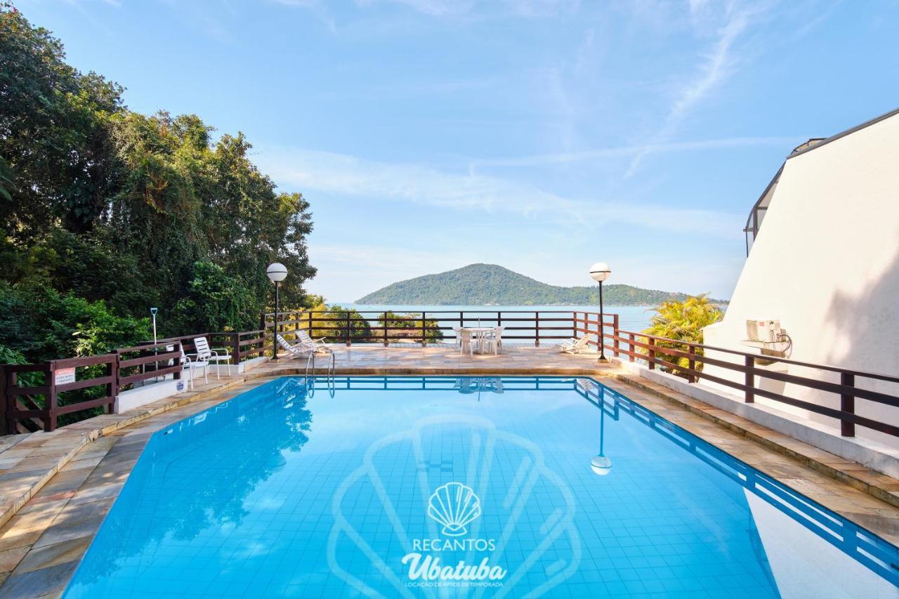 Frente Pro Mar, Linda Vista, Com Piscina E 2 Suites, No Centro De Ubatuba, Recanto 4 Apartamento