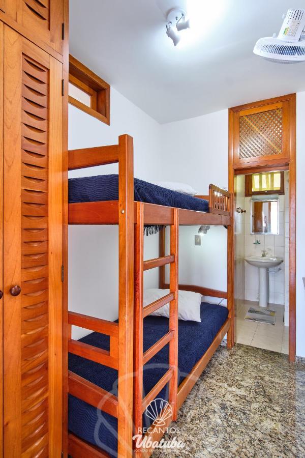 Frente Pro Mar, Linda Vista, Com Piscina E 2 Suites, No Centro De Ubatuba, Recanto 4 Apartamento *