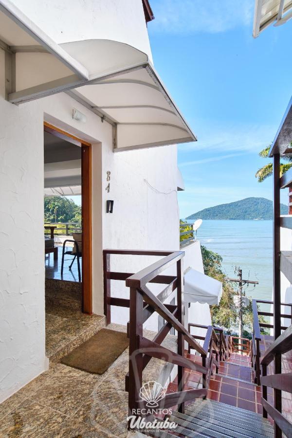 Frente Pro Mar, Linda Vista, Com Piscina E 2 Suites, No Centro De Ubatuba, Recanto 4 Apartamento Ubatuba